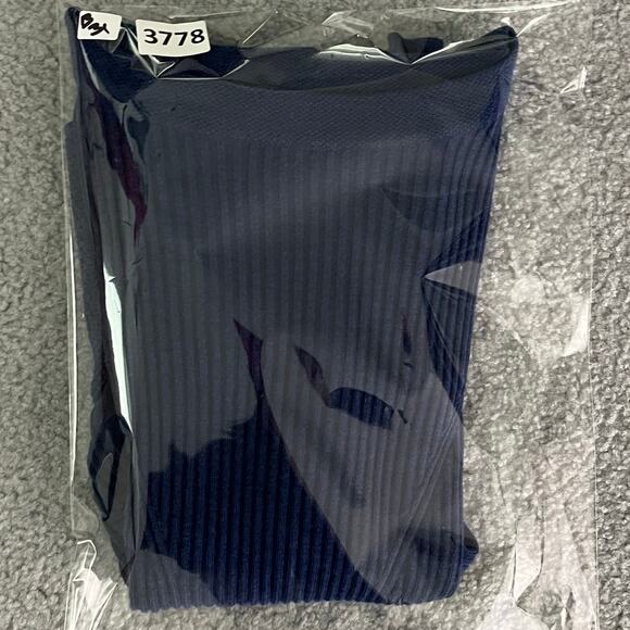 Tory Burch Wool Sweater Wmns Sz S Boatneck Long Sleeve Peplum Waist Blue - Picture 11 of 11